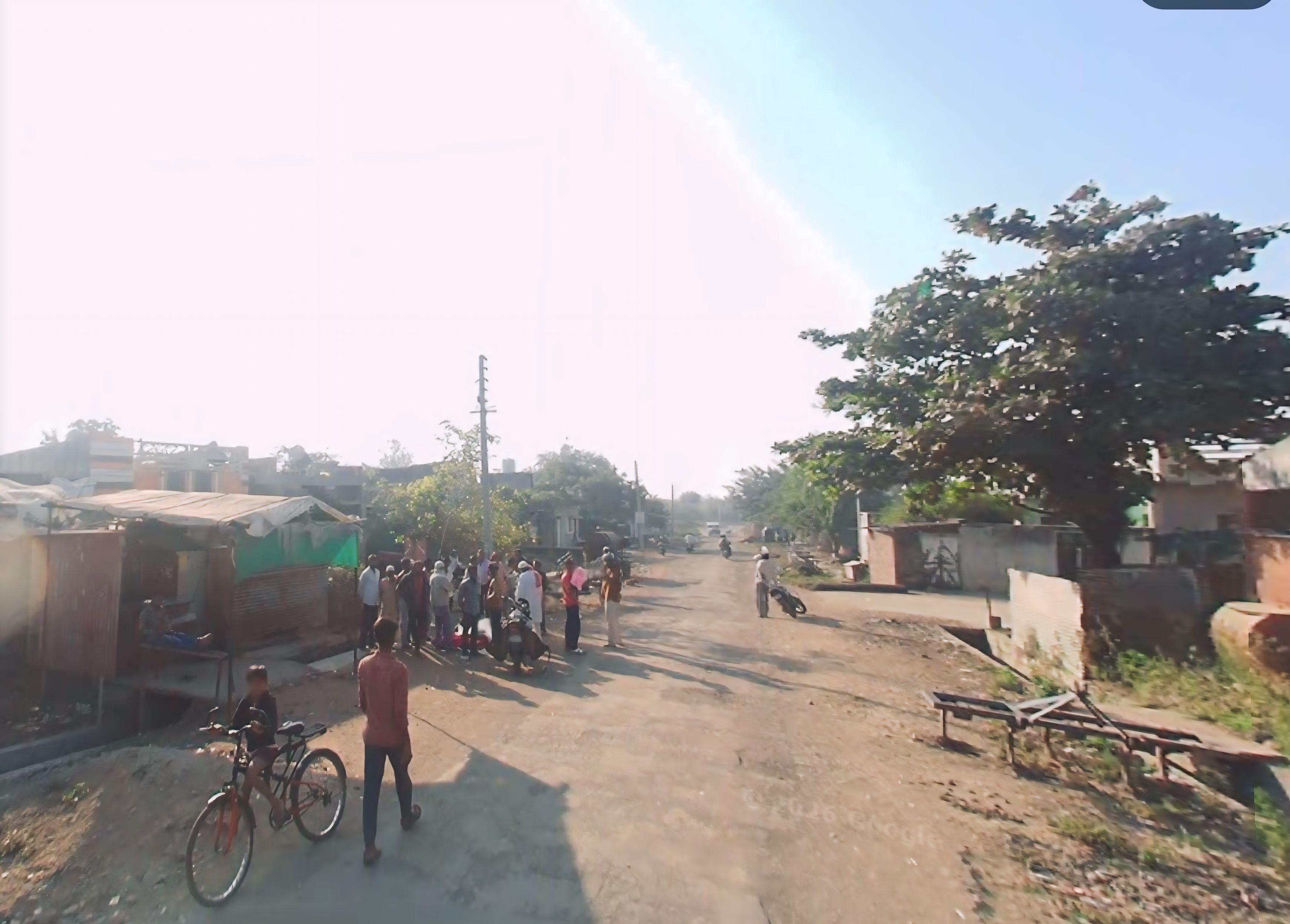 A scenic view of Dhawalsari village